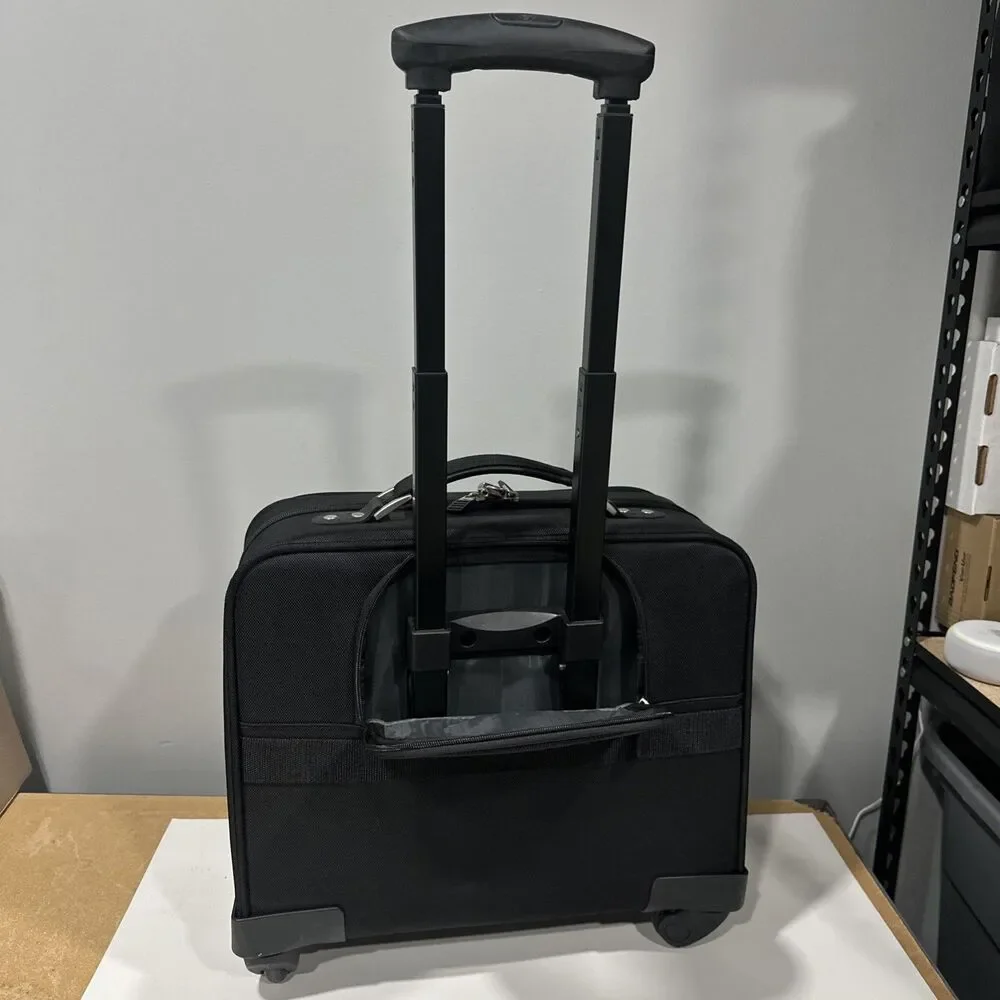 SAMSONITE BUSINESS iMOBILE 360 BLACK ROLLING BUSINESS CASE APPROX 16" X16"X10" - Picture 4 of 10